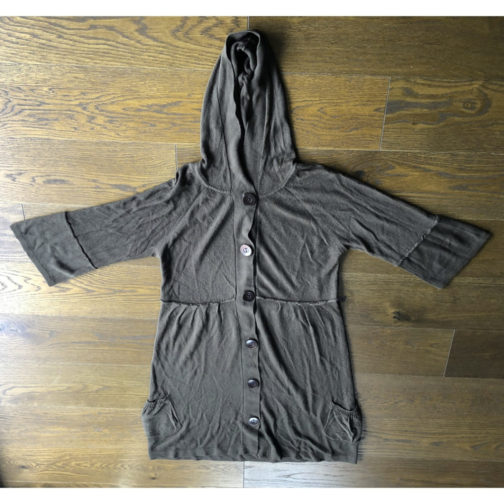 Long Libian Women's Cardigan Hoodie Sweater sz XL